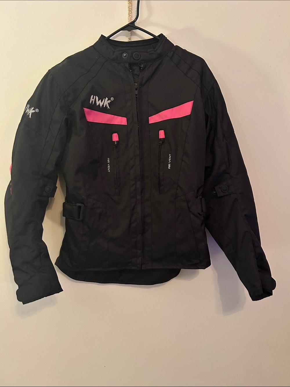 Tony Hawk Black Bomber Jacket with Pink Accents